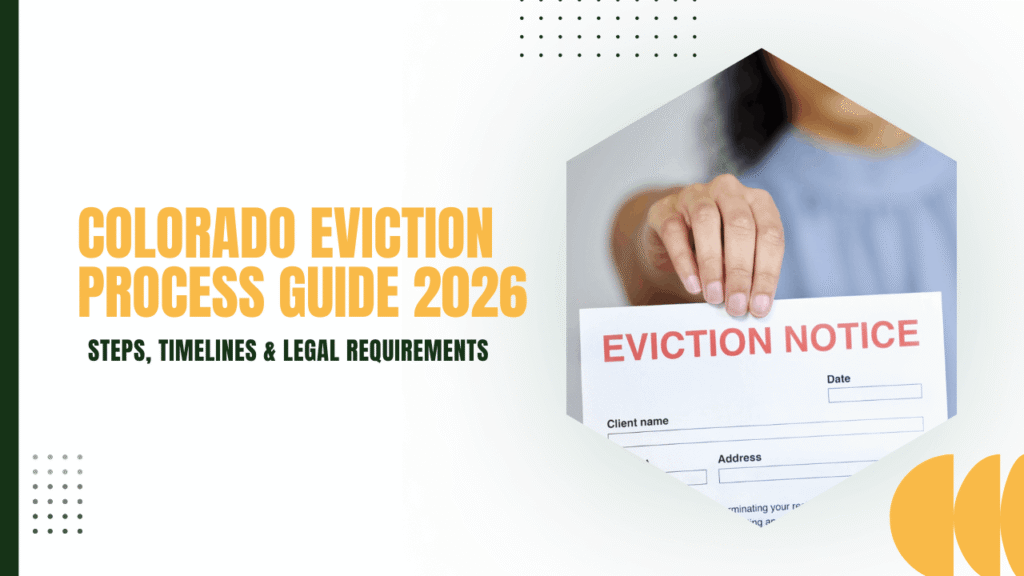 Colorado Eviction Process Guide (2026): Steps, Timelines & Legal Requirements - Article Banner