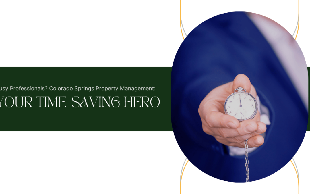Busy Professionals? Colorado Springs Property Management: Your Time-Saving Hero